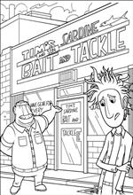 coloring page Cloudy with a Chance of Meatballs